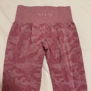 NVGTN camo seamless leggings dusty pink